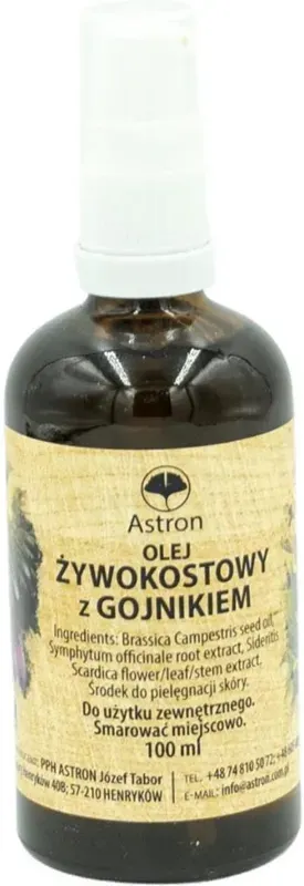Astron Olej Żywokostowy Z Gojnikiem 100ml