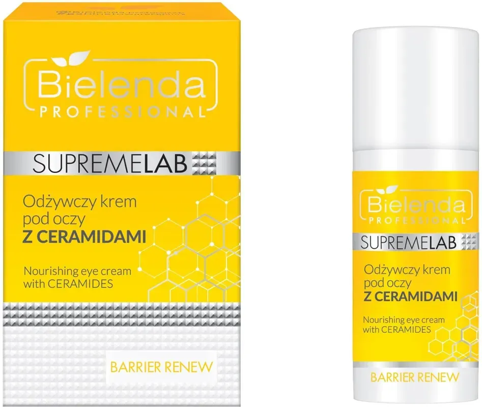 Bielenda Barrier Renew Supremelab Odżywczy krem pod oczy z Ceramidami 15ml