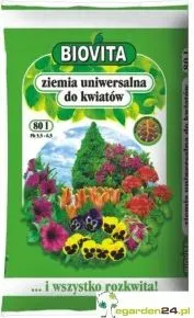 Biovita Ziemia Uniwersalna Do Kwiatów 80L