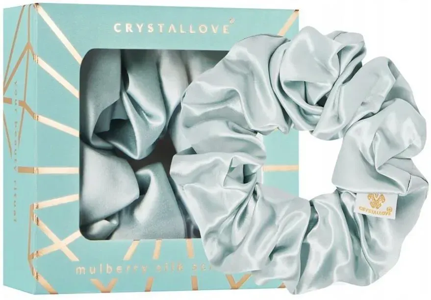 Crystallove Gumka Do Włosów Jedwabna (Amazonit) 1szt.