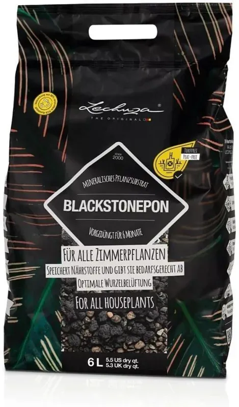 Lechuza Podłoże Specjalistyczne Blackstonepon 6 Litrów