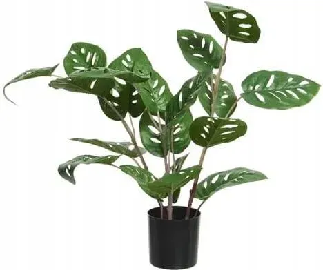 Monstera Roślina Sztuczna Ozdobna W Doniczce 45cm