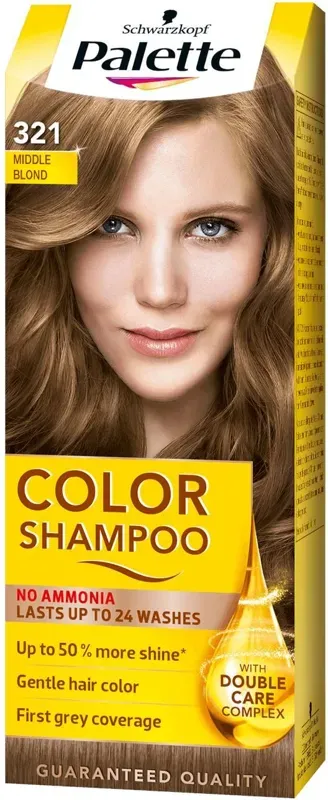 Palette Color Shampoo Szampon koloryzujący Średni Blond nr 321