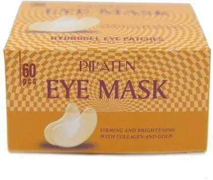 Pilaten Płatki Pod Oczy Kolagen + Złoto 60szt.