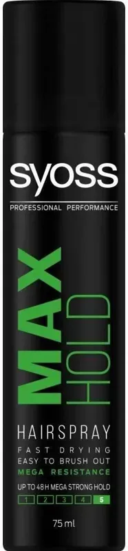 Syoss Max Hold lakier do włosów megamocny 75ml