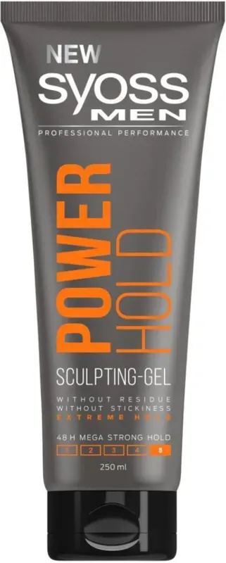 SYOSS Men Power Hold żel do włosów 250ml