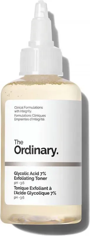 The Ordinary Glycolic Acid 7% Exfoliating Toner Tonik Złuszczająco-Oczyszczający 100ml
