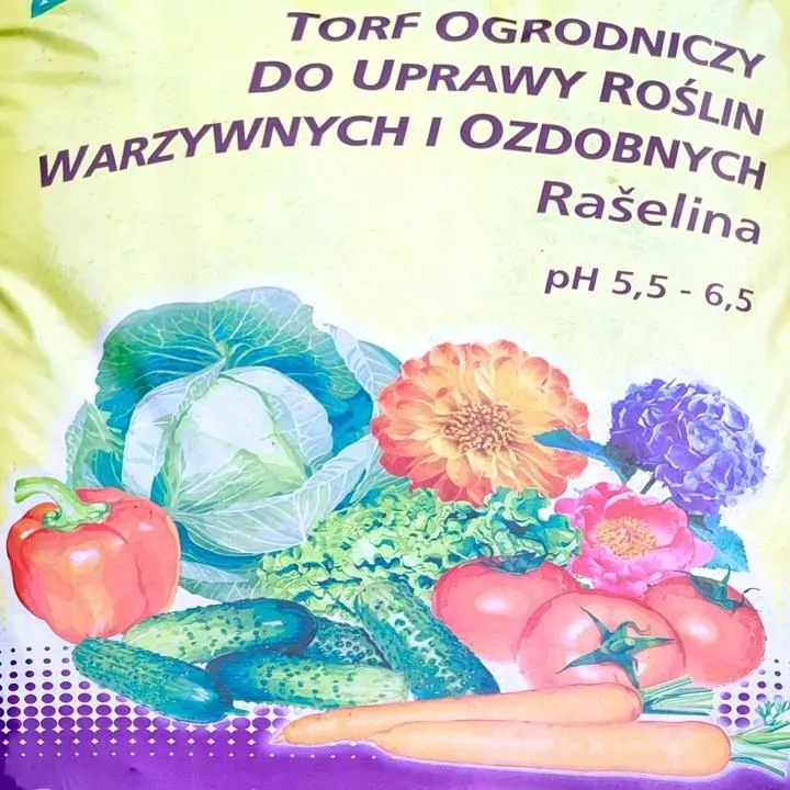 Torf Ogrodniczy Do Roślin Warzyw Ozdobnych 50L