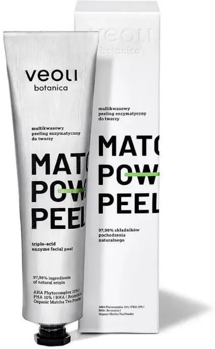 Veoli Botanica Multikwasowy Peeling Enzymatyczny Matcha Power Peeling 75 ml