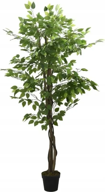 Vidaxl Sztuczny Fikus 378 Liści 80 cm Zielony