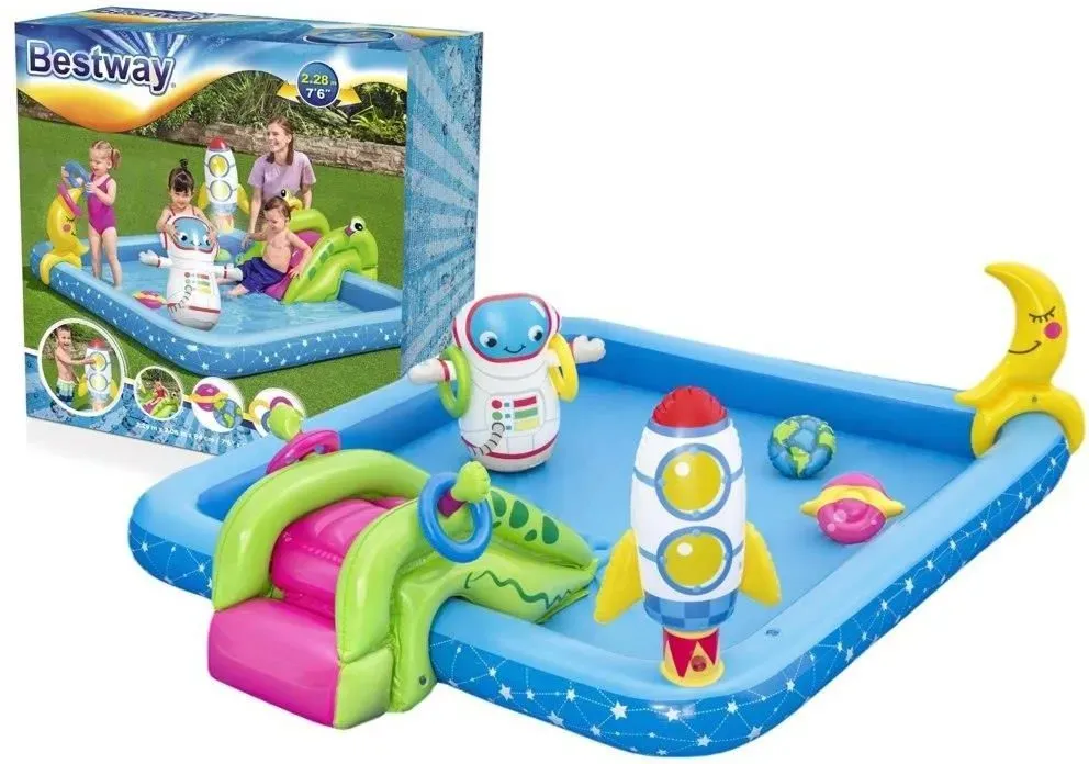 Bestway Dmuchany Plac Zabaw 53126 206 cm x 84 cm x 86 cm