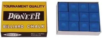 Bilard Kreda Bilardowa Pioneer Niebieska 12 Szt. (K4988)