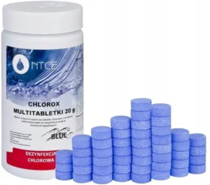 NTCE Chlorox Blue 6w1 Multifunkcyjne Chlor 50X20g 1kg