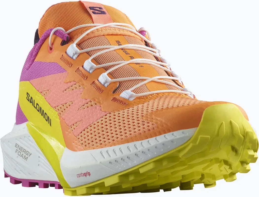 Salomon Damskie Sense Ride 5 Bird Of Paradise White Sulphur Spring