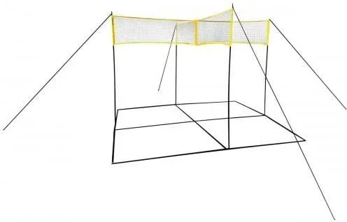 Siatka do siatkówki plażowej ze słupkami SUNFLEX X-Net 73095