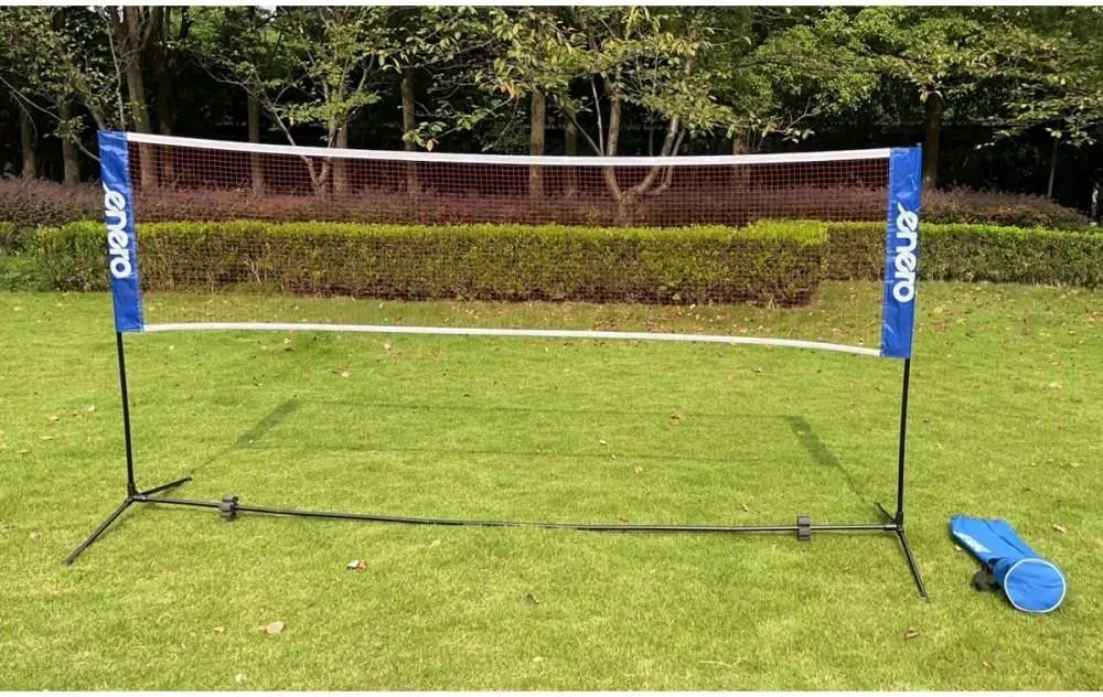 Zestaw regulowany do badmintona tenisa i siatkówki 3w1 siatka 310x76 cm